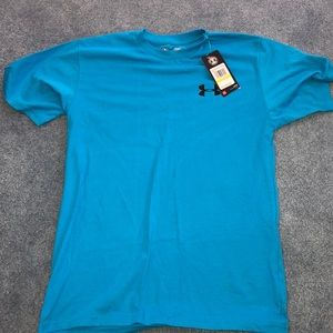 Under Armor Blue Heat Gear Tee Shirt
